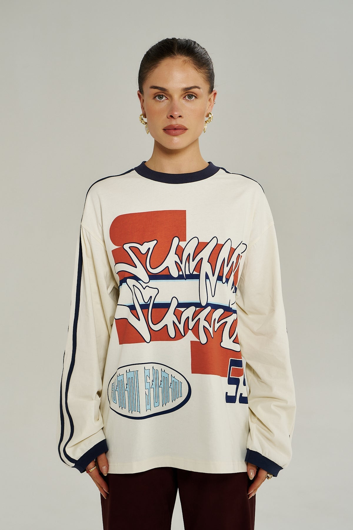 Bleu 55 Long Sleeve Tee Vintage White
