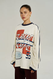 Bleu 55 Long Sleeve Tee Vintage White