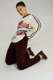 Bleu 55 Long Sleeve Tee Vintage White