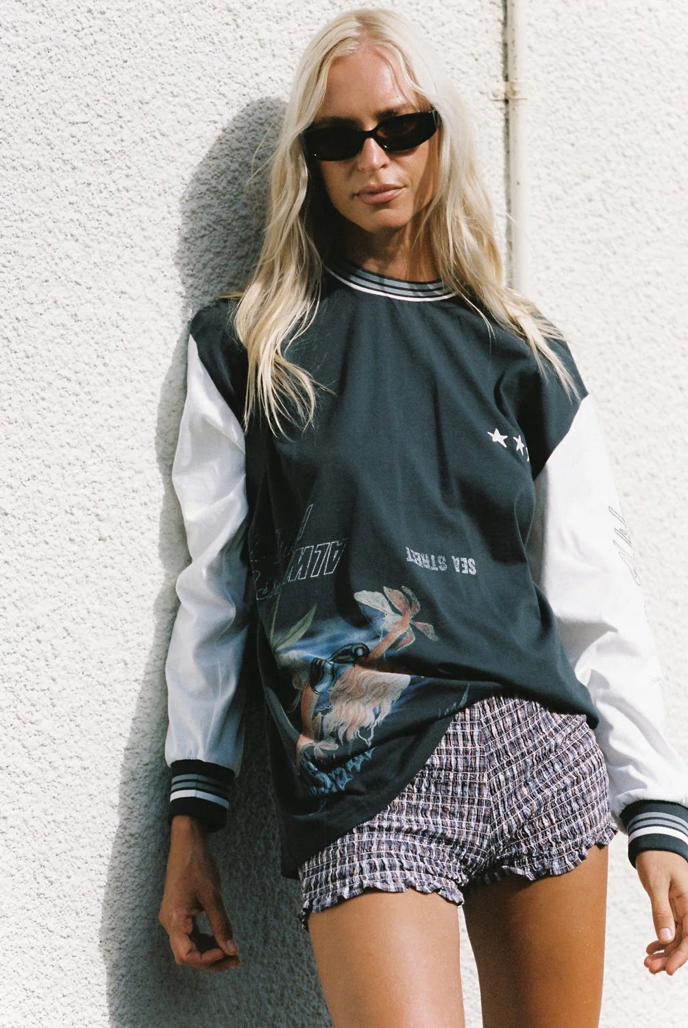 Metallic Diver Long Sleeve T-Shirt