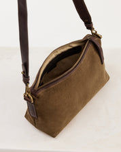 Suede Teddy Bag Chestnut