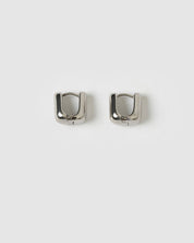 Tess Silver Hoop Earrings