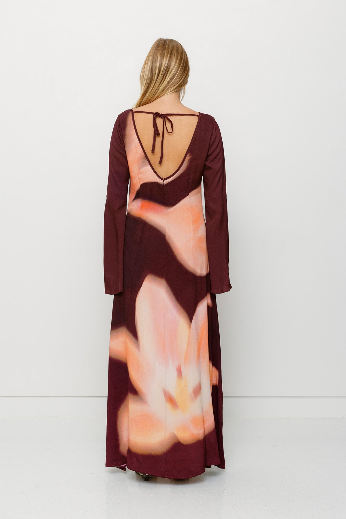 Leona Maxi Dress - Cocoa Flower