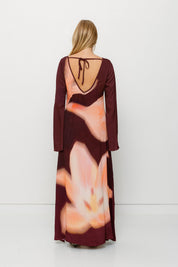 Leona Maxi Dress - Cocoa Flower