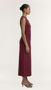 Velo Twist Midi Dress
