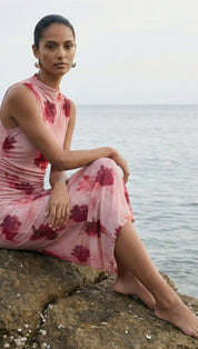 Ophyria Mesh Midi Dress