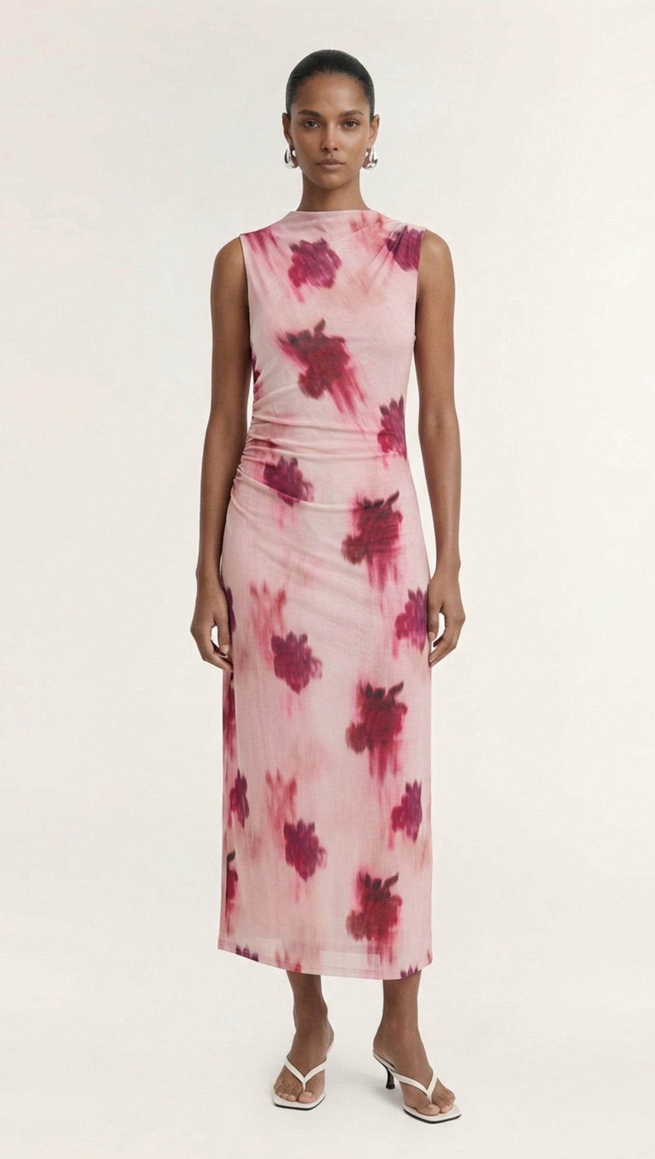 Ophyria Mesh Midi Dress