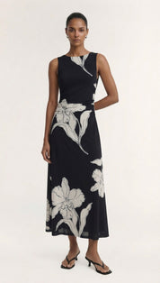 Veda Mesh Midi Dress