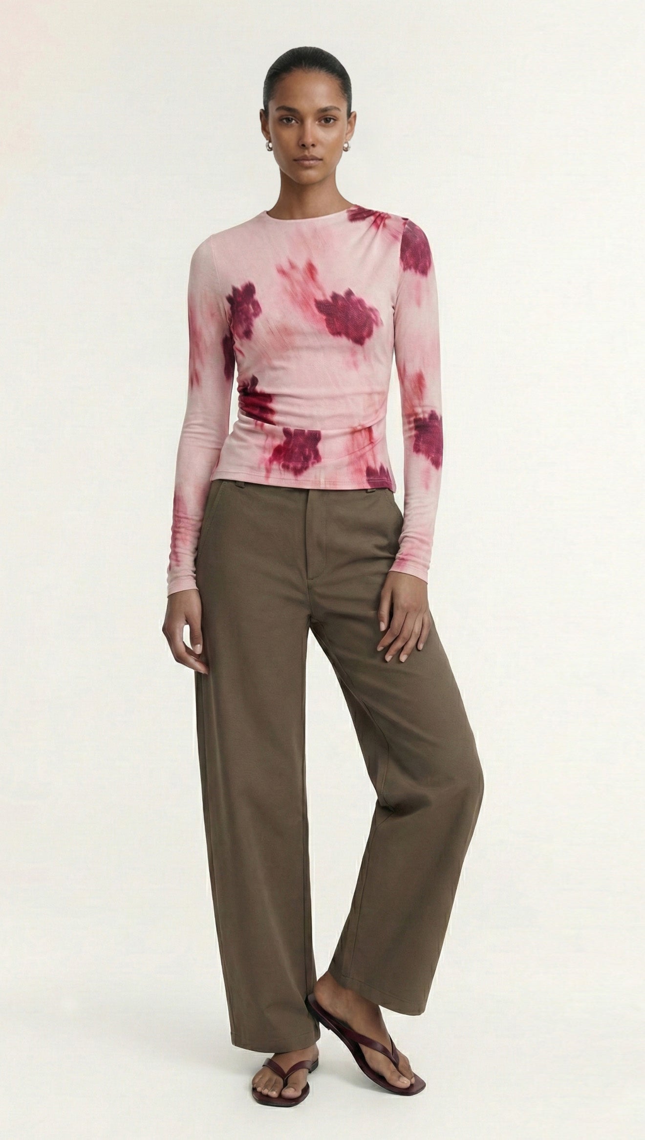 Ophyria Long Sleeve Mesh Top