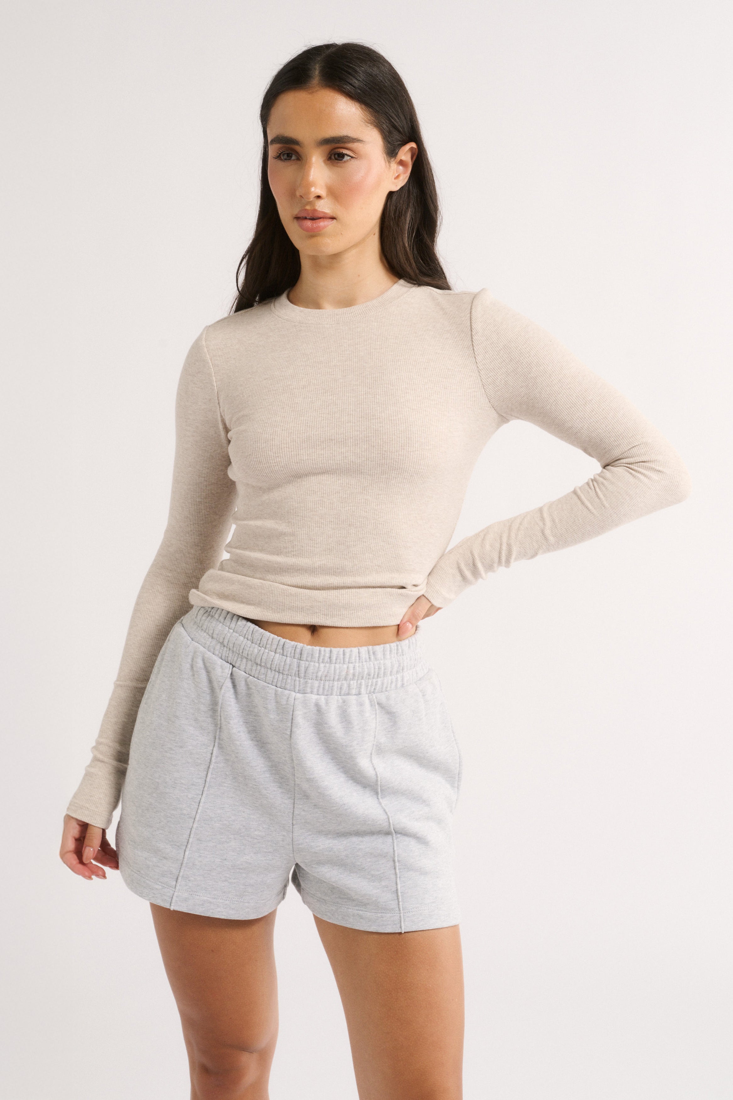 Carina Classic Long Sleeve Oatmeal