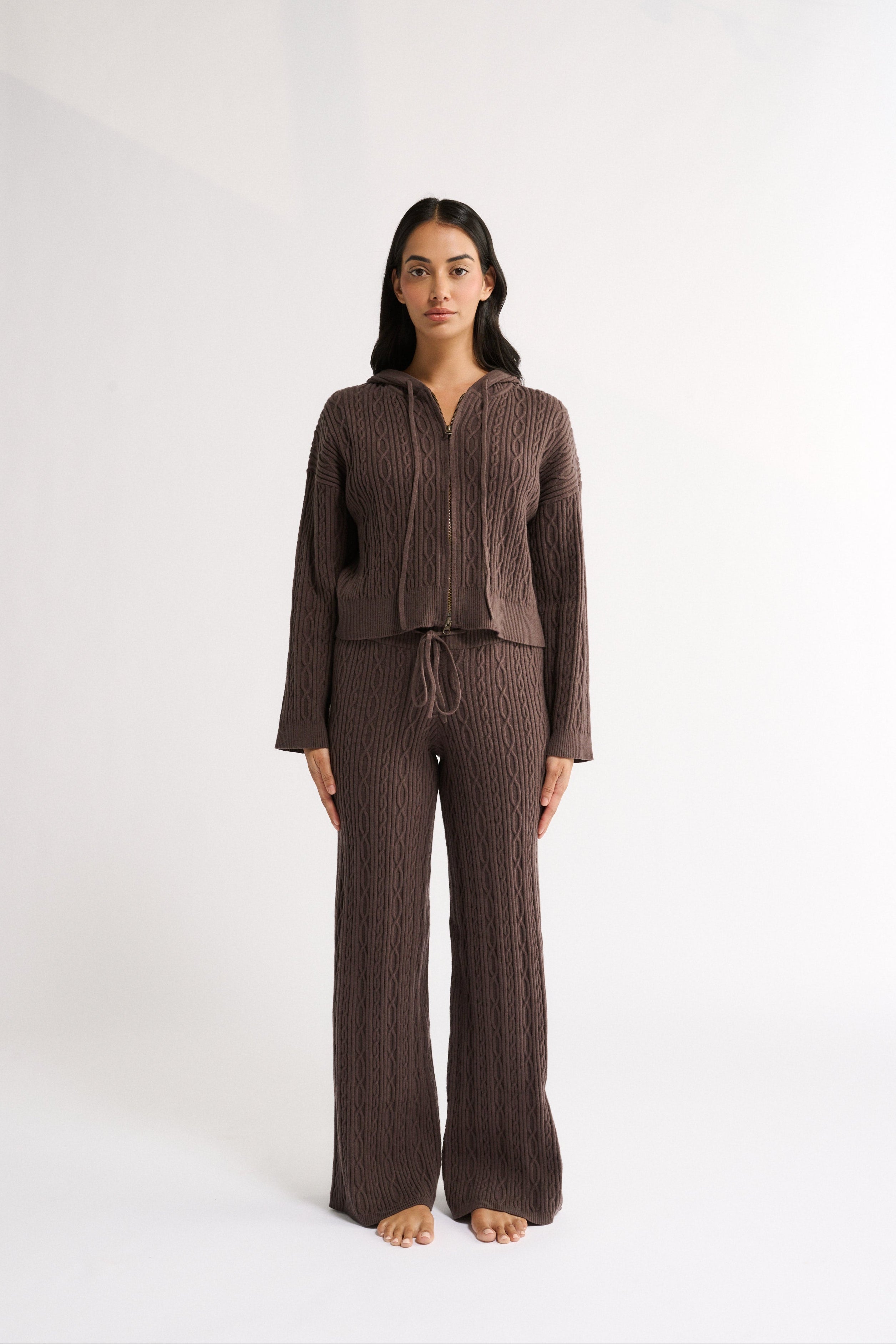 Katie Cable Knit Jacket
