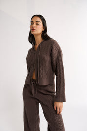 Katie Cable Knit Jacket