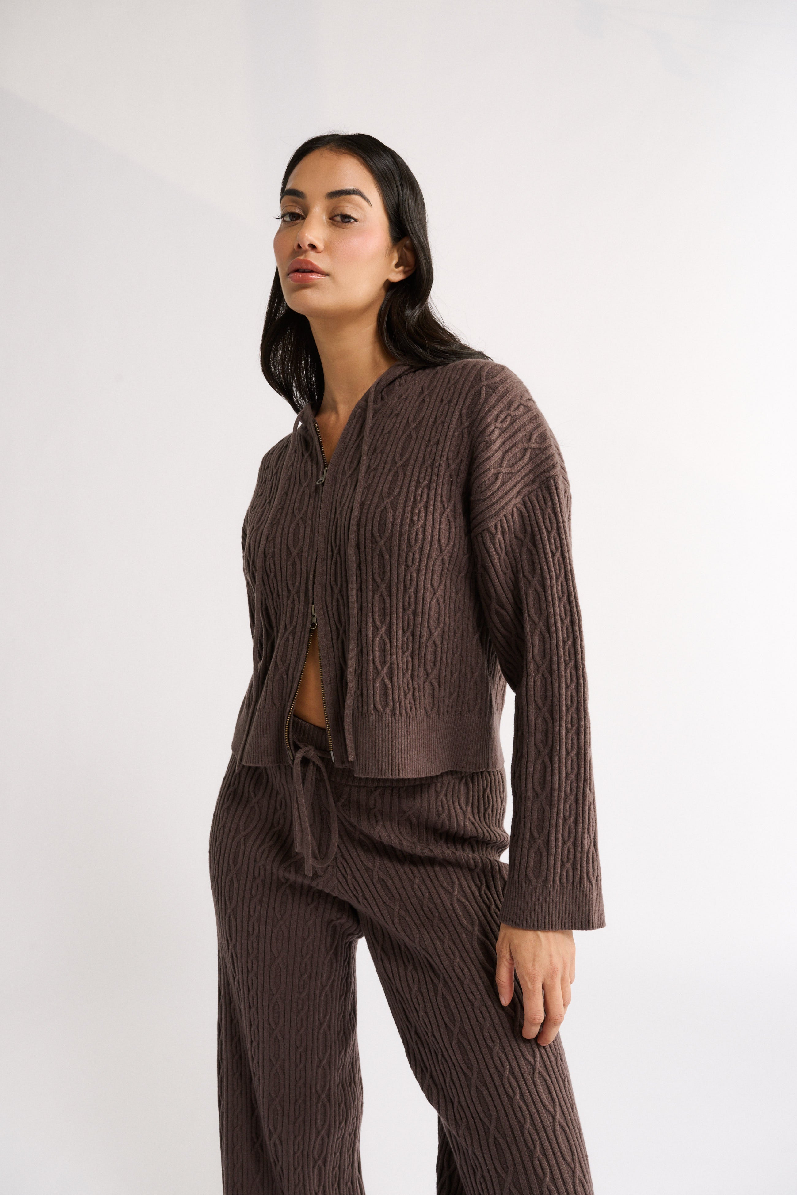 Katie Cable Knit Jacket