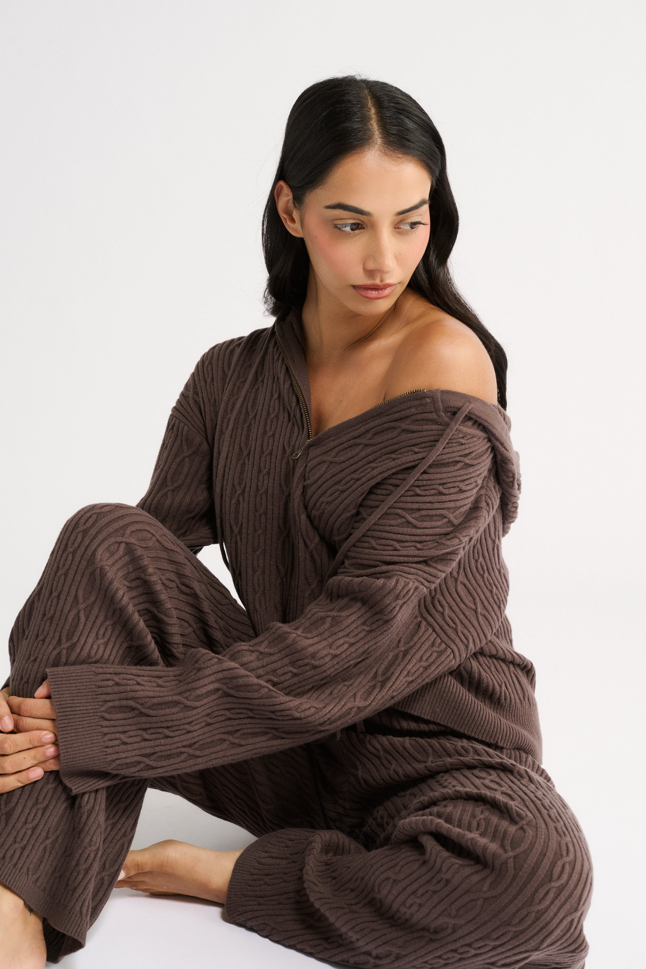 Katie Cable Knit Jacket