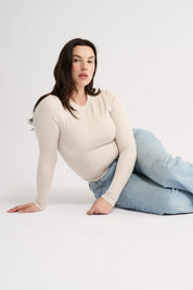 Carina Classic Long Sleeve Oatmeal