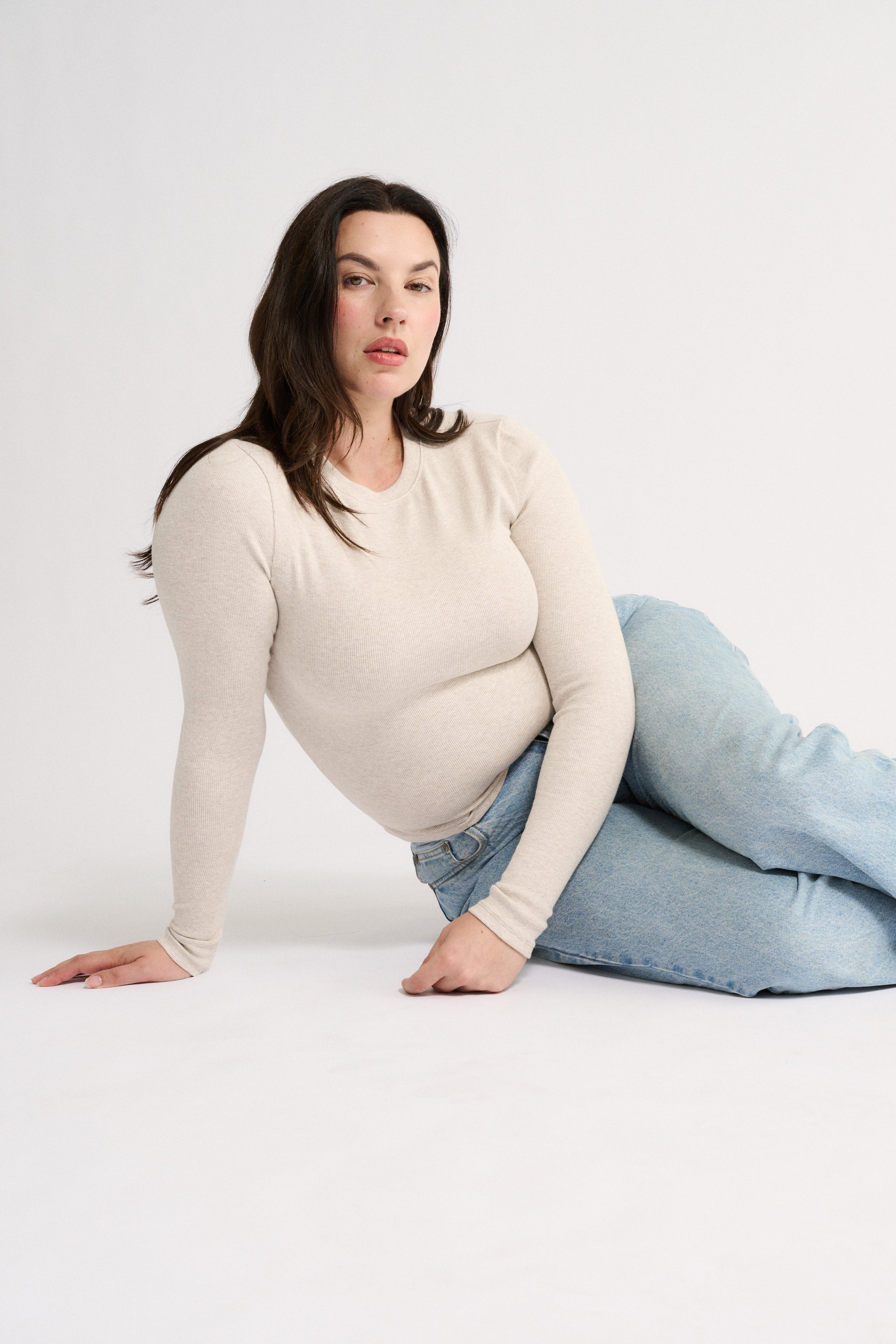Carina Classic Long Sleeve Oatmeal