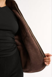 Flo Sherpa Jacket Chocolate