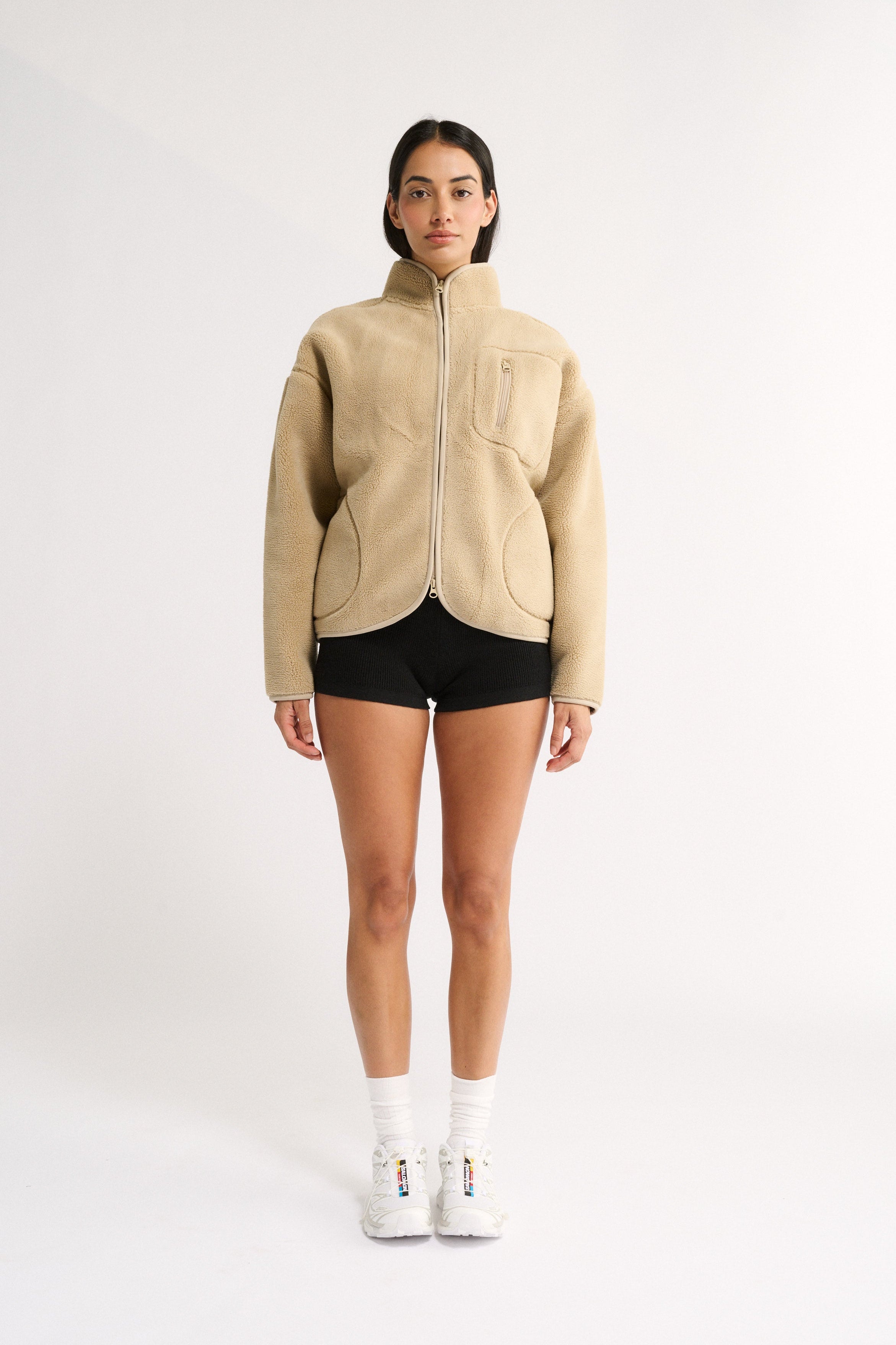 Flo Sherpa Jacket Beige