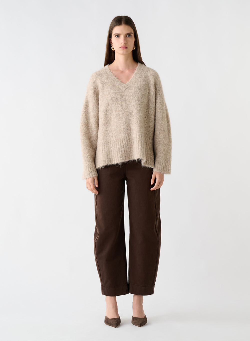 Whisper V Neck Sweater