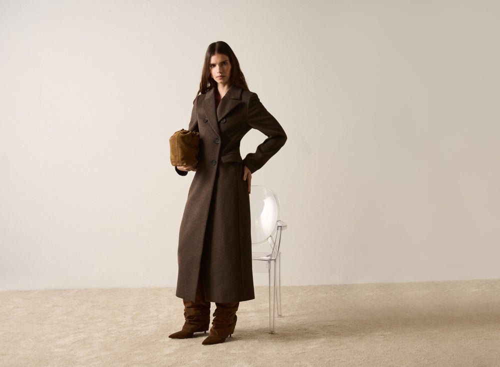 Reverence Tailored Coat Espresso