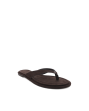 Zenzobia Dark Cacao Suede Thong