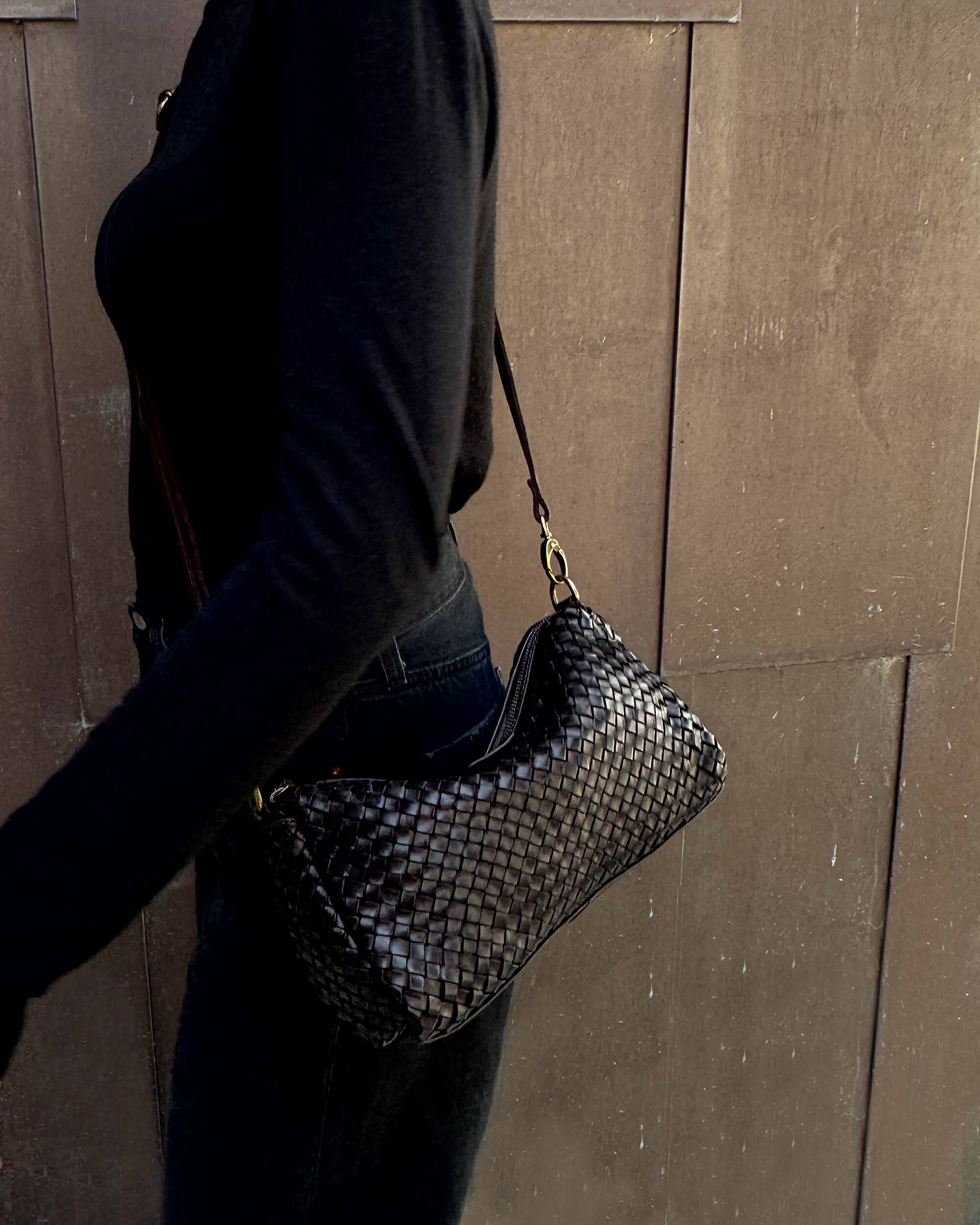 Basque Midi Bag Chocolate