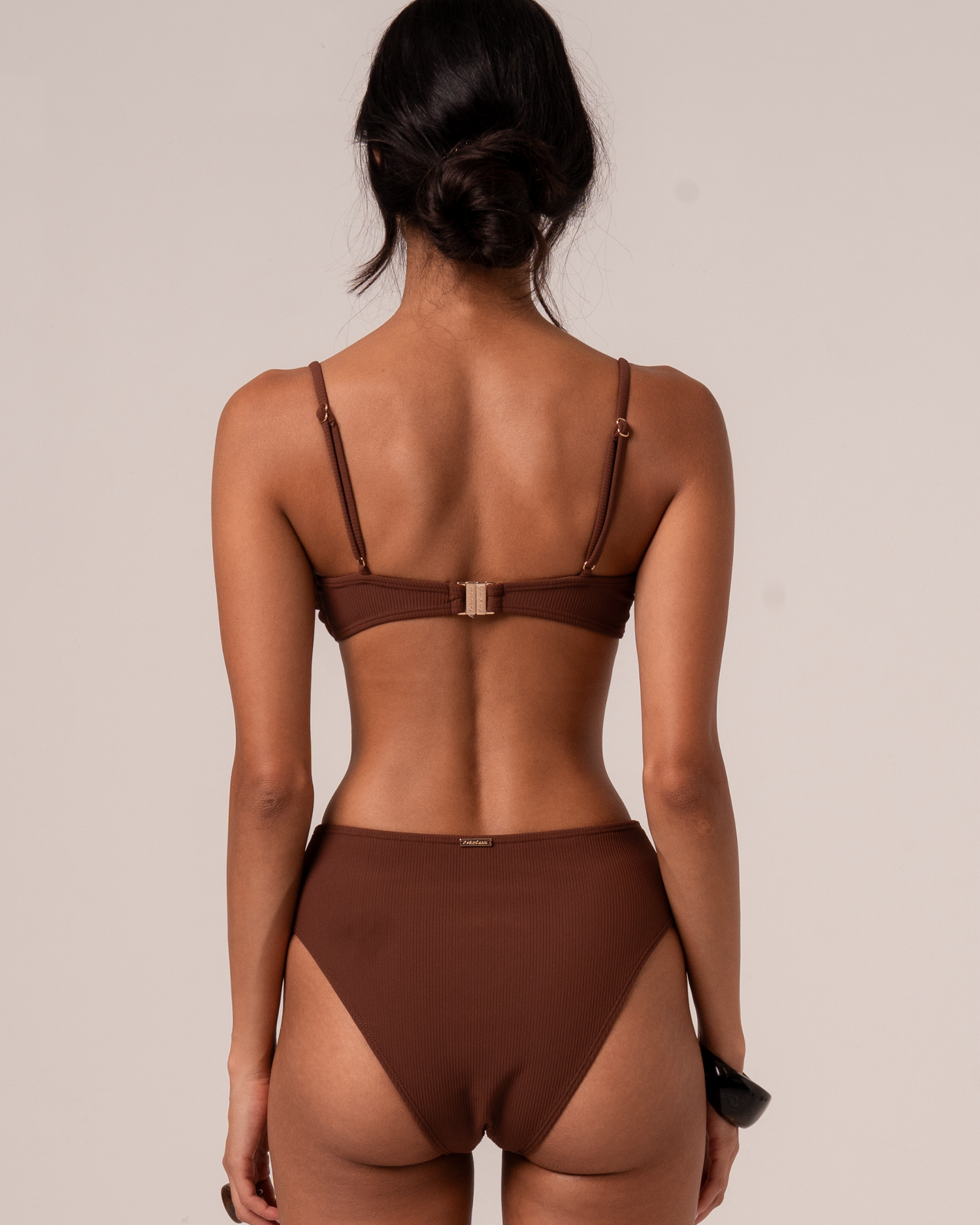 Splice Mid Rise Bottom - Choc