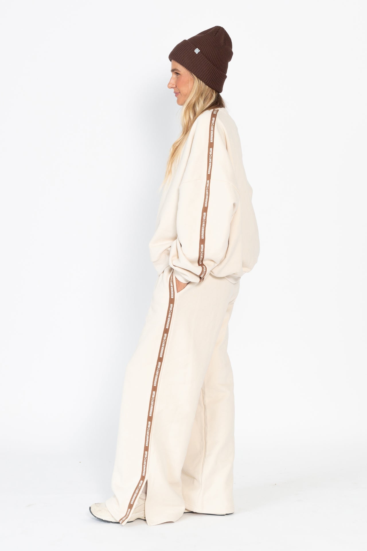 Cloud Racer Sweater - Latte