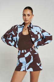 Cropped Shacket - Mirage