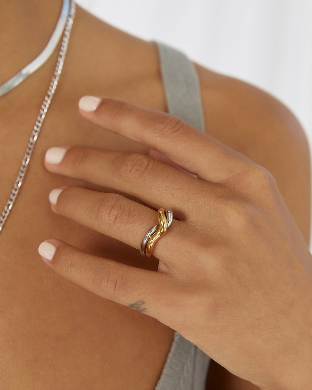 Simi Two Tone Ring