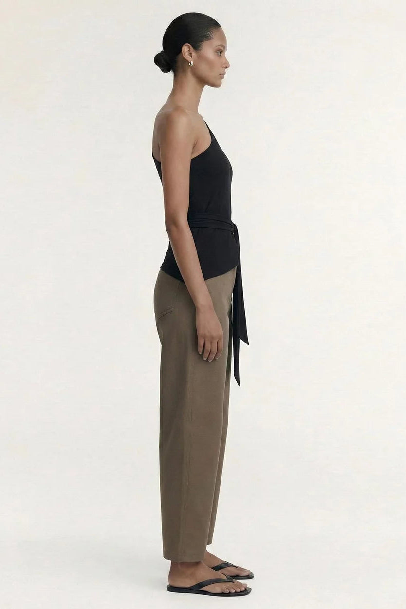 Zara One Shoulder Tie Top