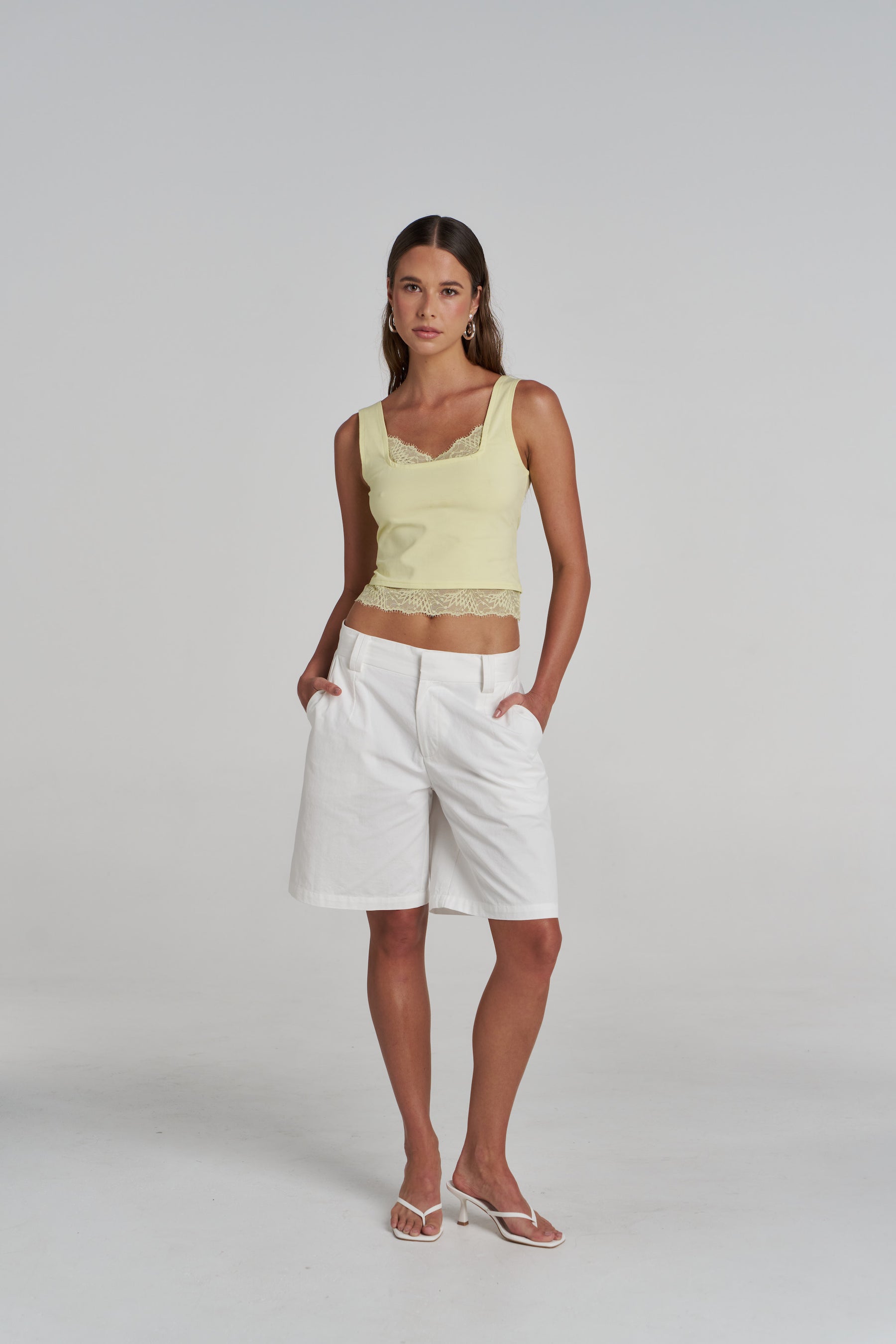 Bermuda Short Ivory