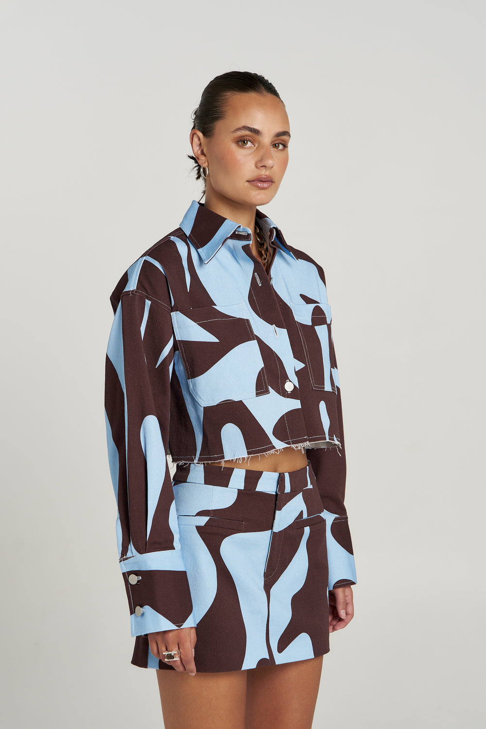 Cropped Shacket - Mirage