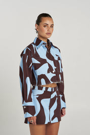 Cropped Shacket - Mirage