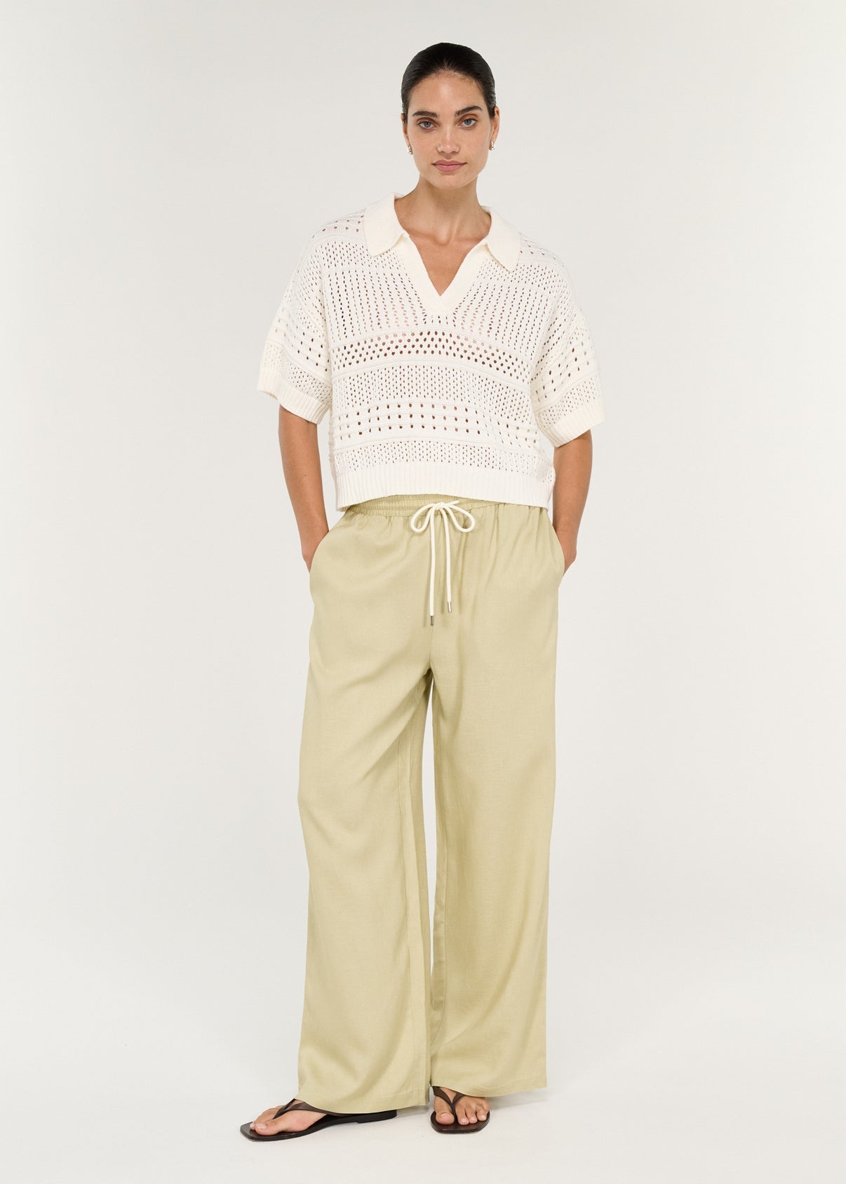 Lunel Relaxed Pant - Wasabi Green