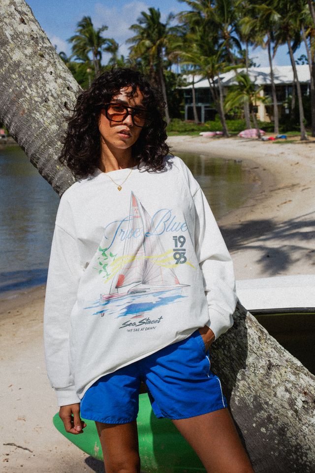 True Blue Long Sleeve T-Shirt