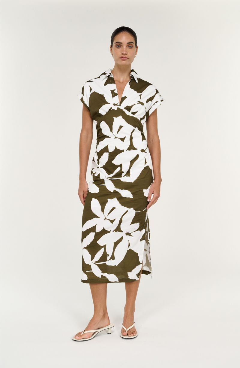 Liora Shirt Midi Dress