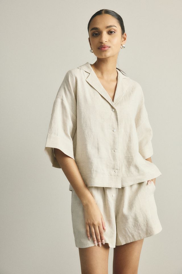 Bay Linen Shirt Natural