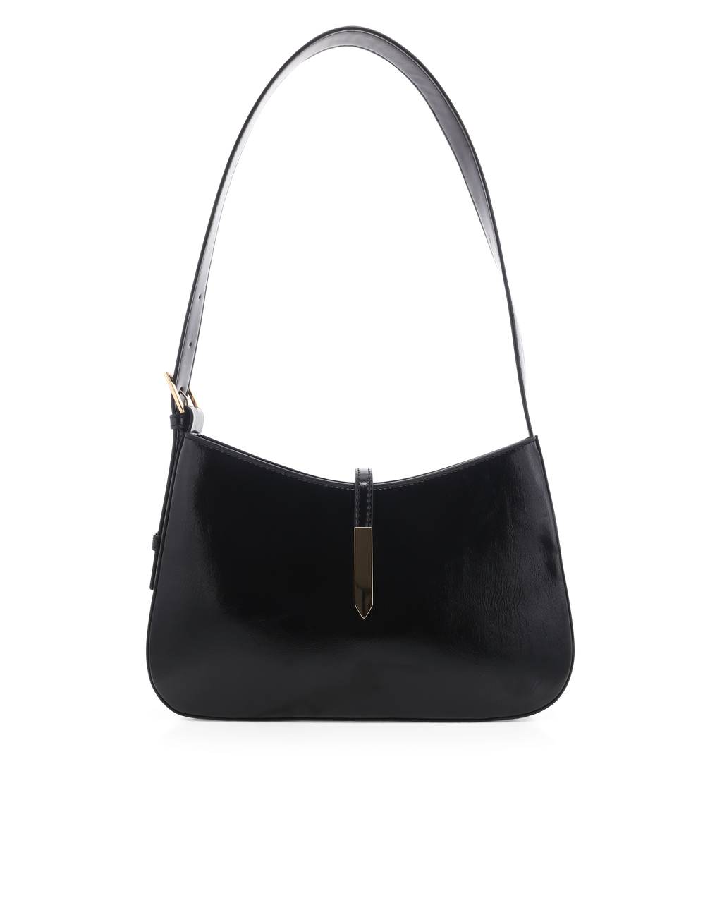 Bergman Shoulder Bag Black Shine