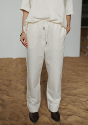 Paisley Emboss Drawstring Pant