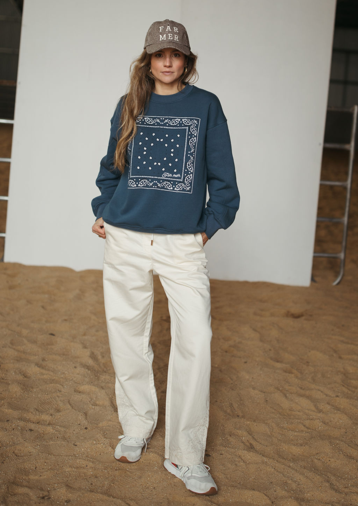 Paisley Fleece Pullover