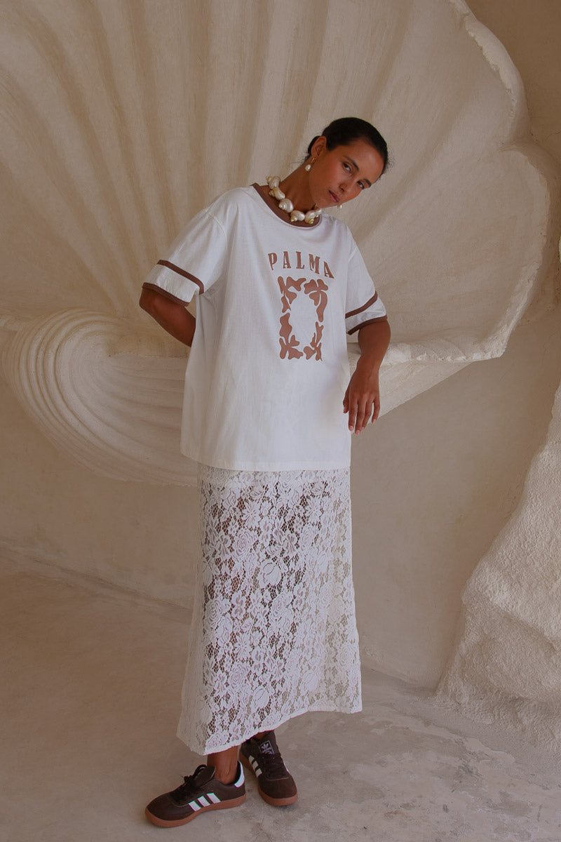 Palma Garden T-shirt - Brown