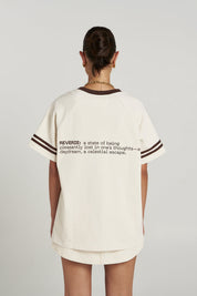 Reverie V Neck - Vanilla Espresso